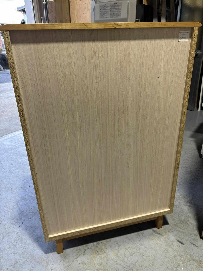 ペコ様専用 服部家具 モダン ハイチェスト、整理タンス 6段幅80cm Used
