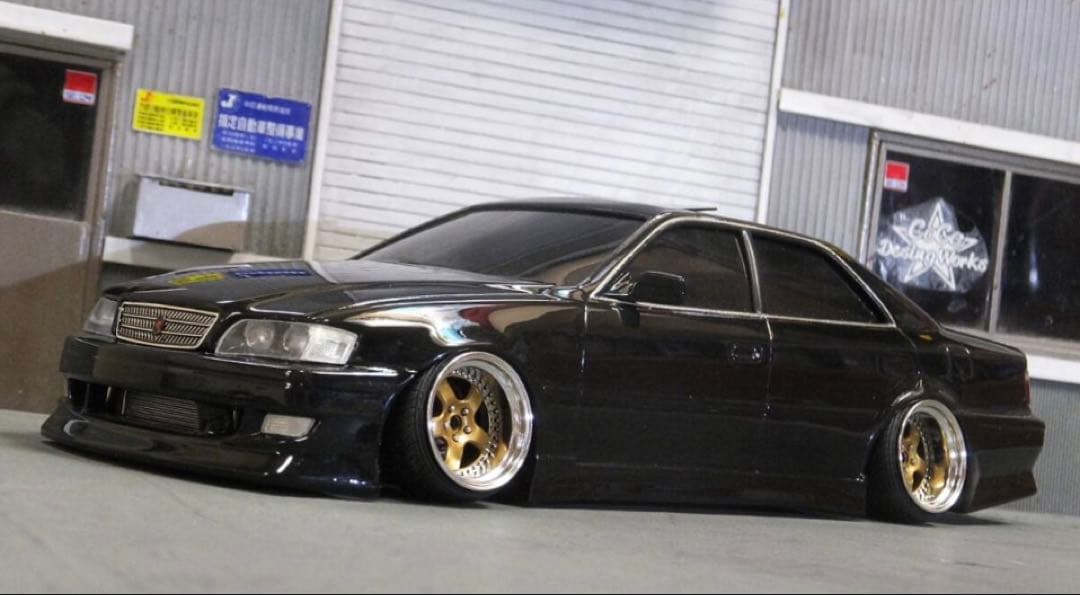 1/24 JZX100 チェイサー ツアラーV 完成品　足立仕様　ドリフト