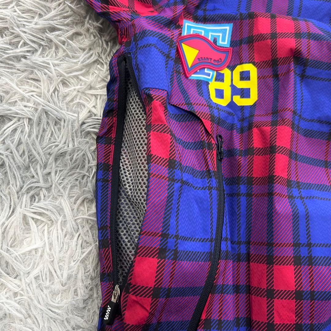 新品　パーリーゲイツ　スニード　ナイロンジャケット　チェック柄　ニコちゃん　1