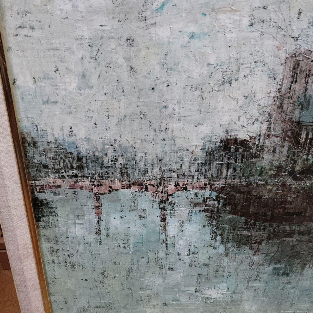 値下げ　ヨーロッパ　油絵　原画　街並み