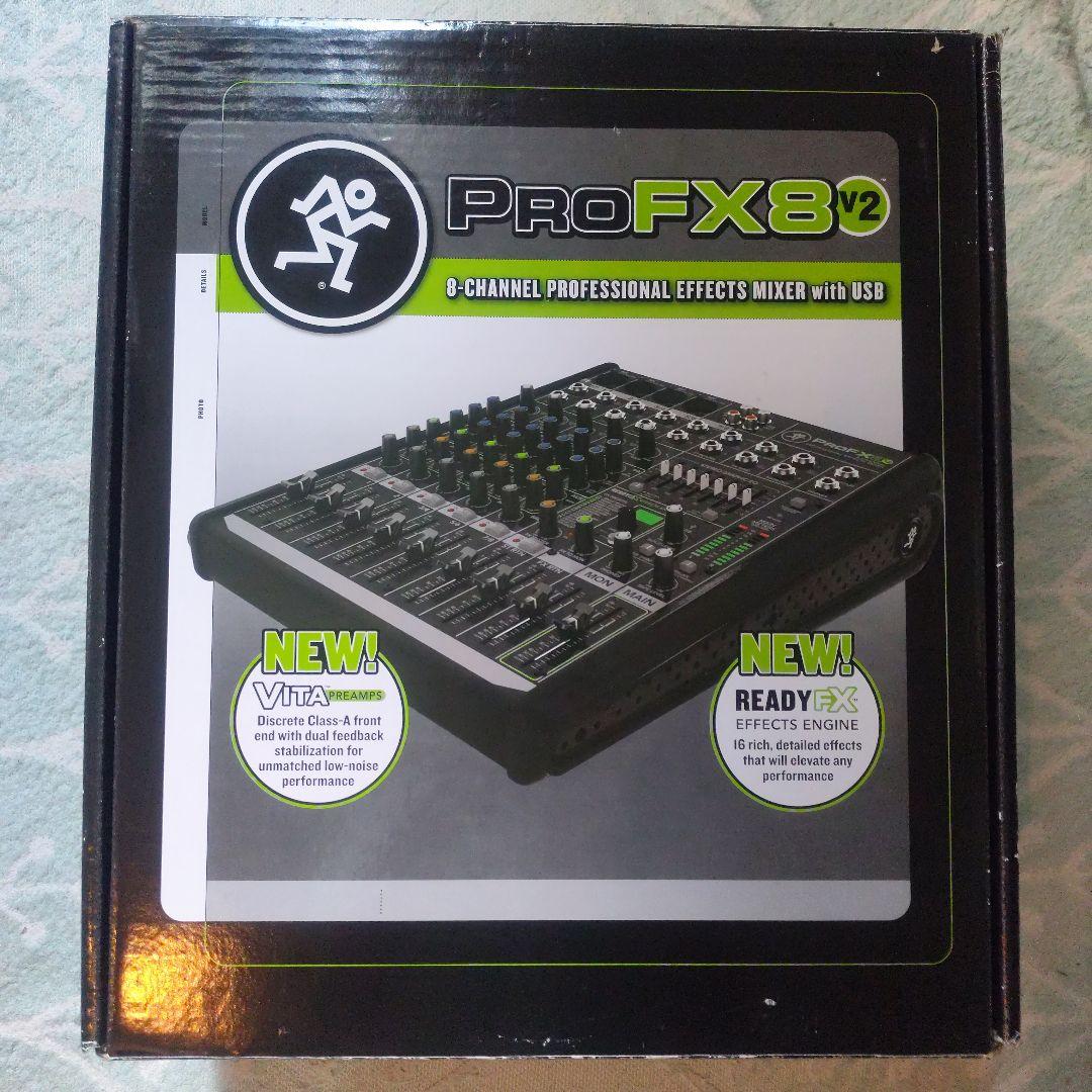 マッキー　ProFX8v2 8チャンネルミキサー USB接続 マッキー ProFX8v2 8チャンネルミキサー USB接続 マッキーProFX8v2 8