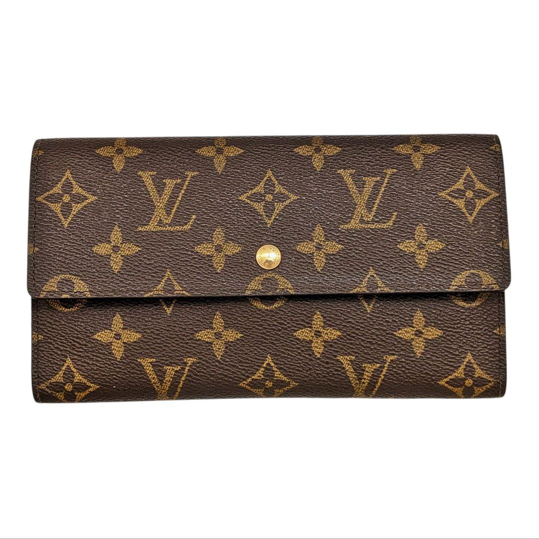 美品】 ルイヴィトン モノグラム ポルトトレゾール インターナショナル