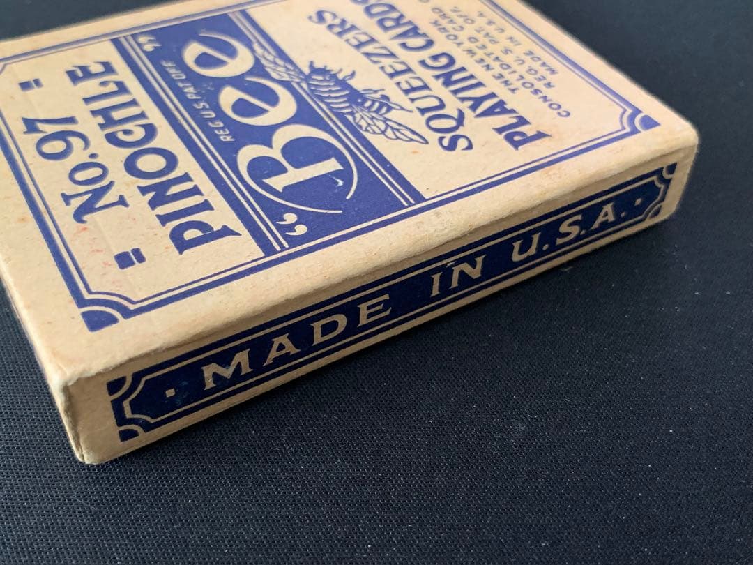 新品未開封 Bee No.97 Pinochle オールドデック VINTAGE BEE PLAYING