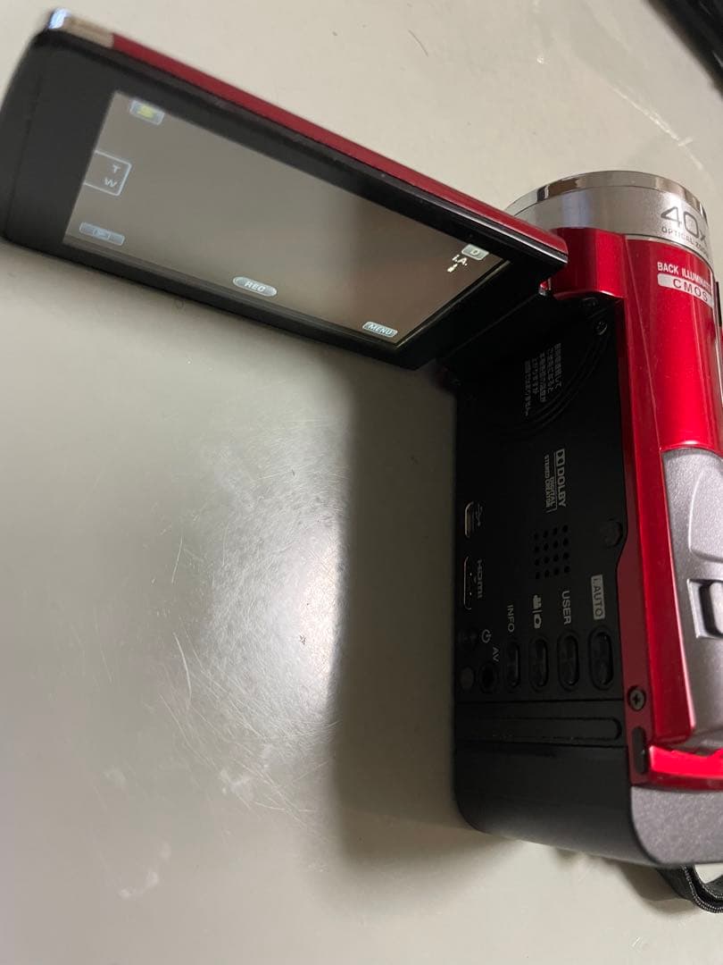 JVC フルHD ビデオカメラ 40倍ズーム ほとんど使用なし