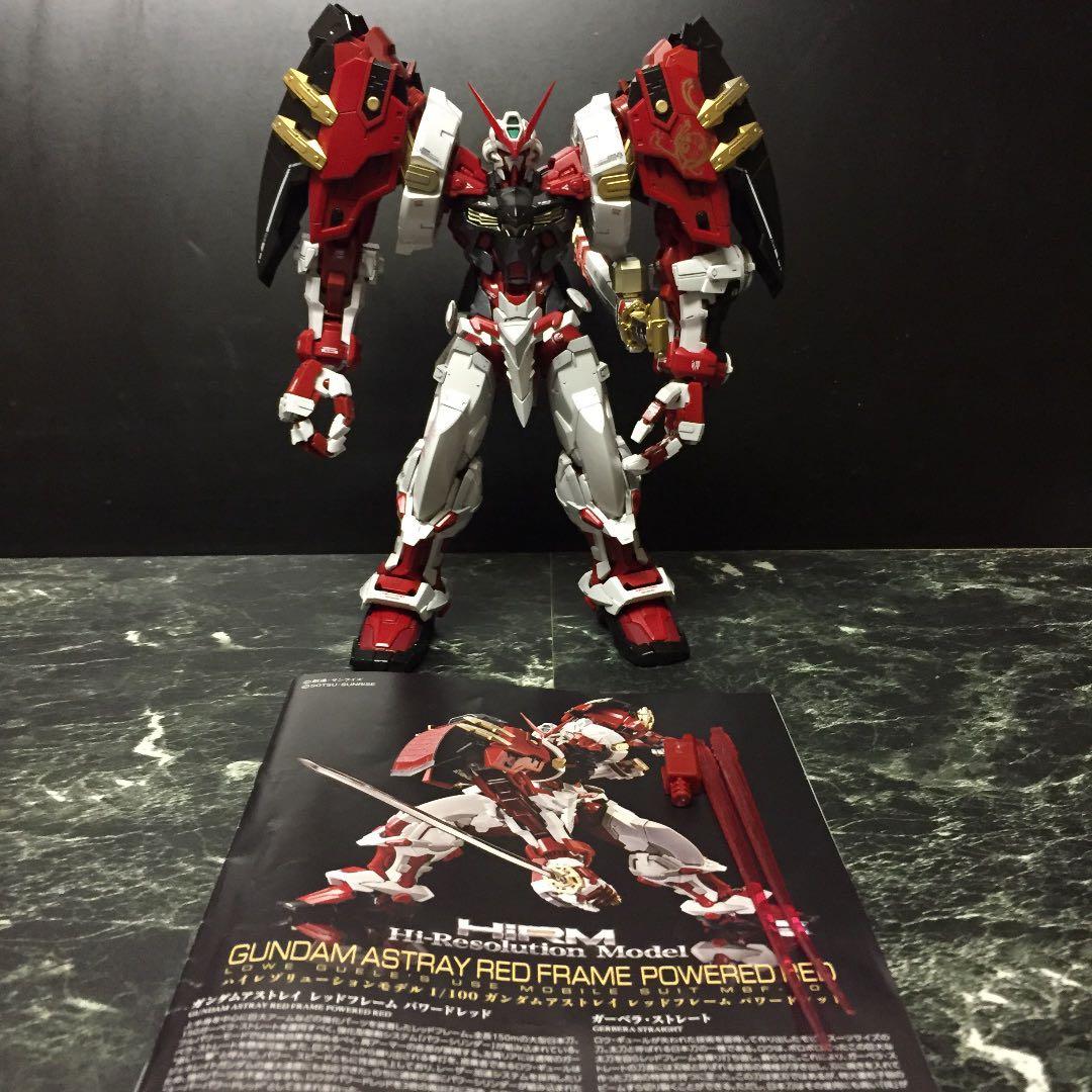 ガンプラ完成品　ガンダムアストレイレッドフレームパワードレッド　プラモデル完成品