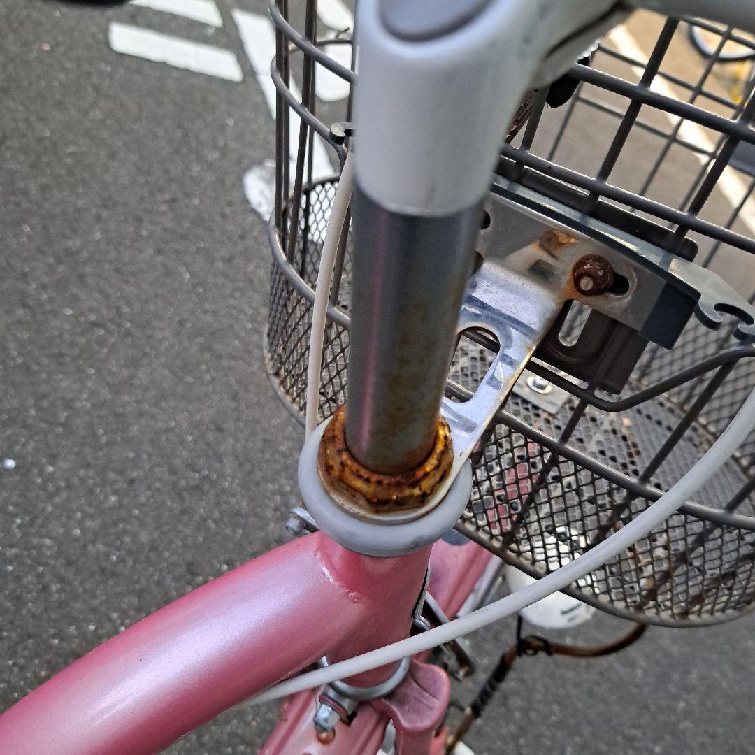 20インチ 子供用自転車 ピンク 前カゴ付き