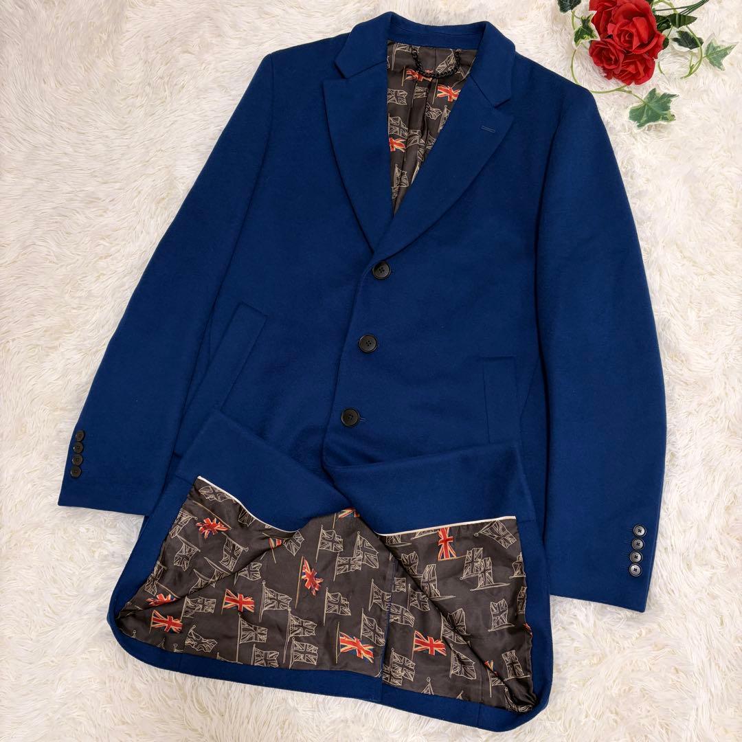 ✨️美品✨️ ポールスミス チェスターコート 裏地総柄 ユニオン