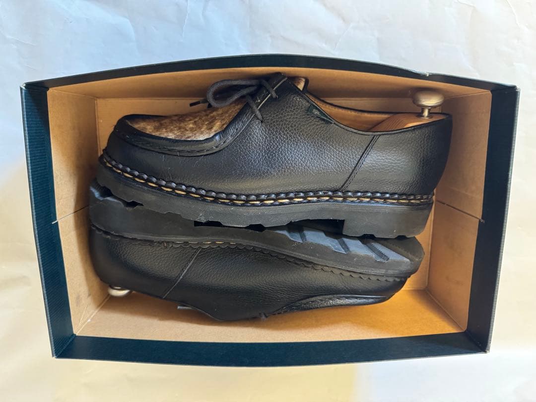 美品 Paraboot ミカエル ポニー 41.5 シューツリー付