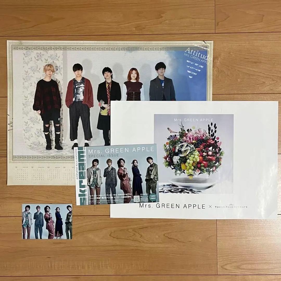 Mrs. GREEN APPLE フェーズ1 ポスター - メルカリ