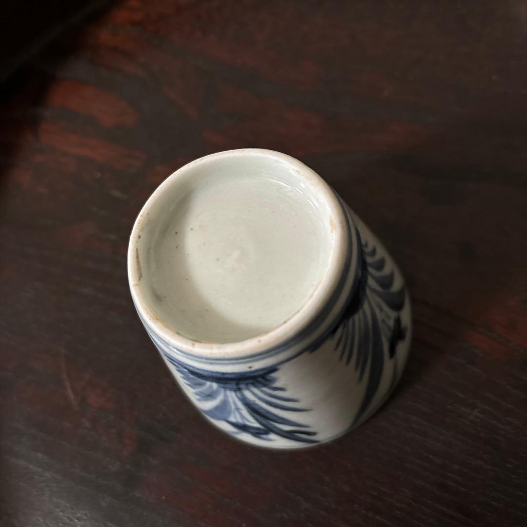 古伊万里染付蕎麦猪口 初期手② 江戸時代 骨董品．アンティーク 料治