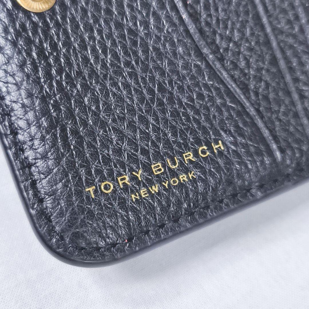 美品✨️　トリーバーチ　THEA　ティア　フルレザー　折り財布　黒