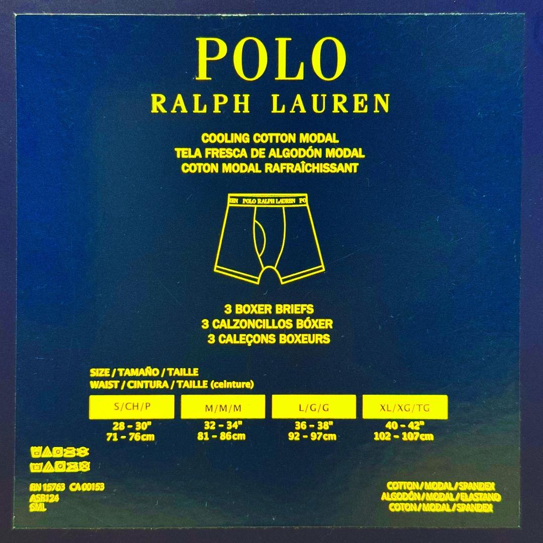 □ポロラルフローレン ポロベアーボクサートランクス3点セットM新品B□