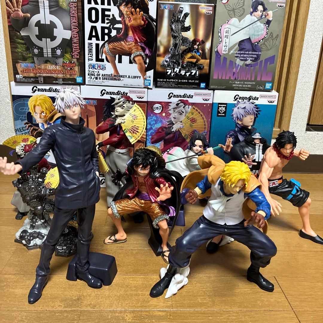 ワンピース、鬼滅の刃、呪術廻戦プライズフィギュアまとめ売り