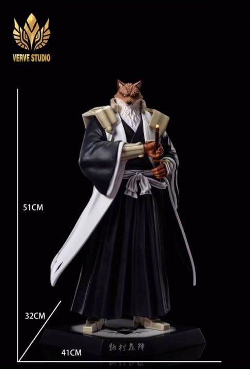 BLEACH 黒衣少年図 阿散井恋次 ガレージキット ガレキ スタチュー①