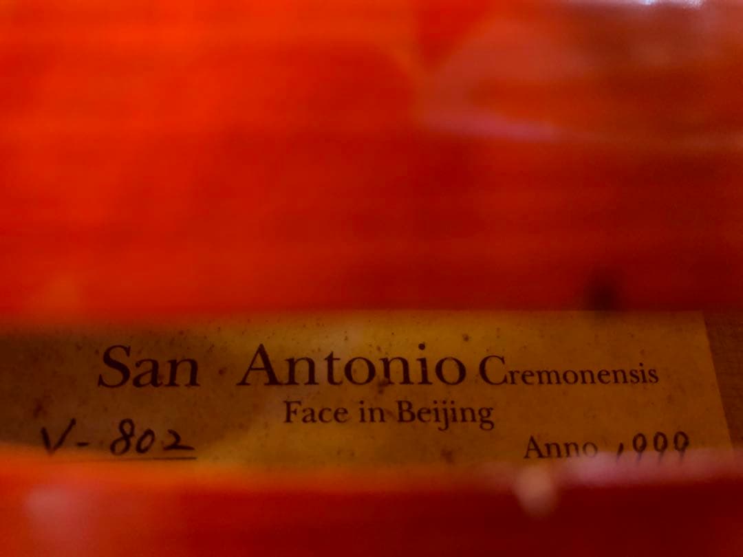 駒&魂柱調整済】サンアントニオ V-802バイオリン 4/4