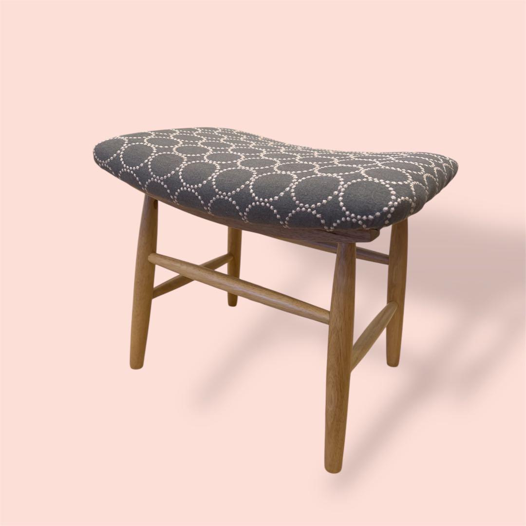 ミナペルホネン 生地 スツール チェア 北欧スタイル 新品未使用 インテリア雑貨