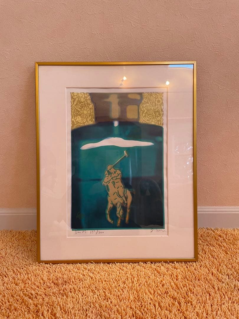 希少❣️シルクスクリーン299／300‼️サイン入り❣️NY購入‼️ポロ