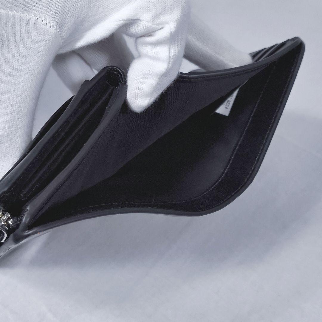 未使用✨️ マークジェイコブス　ザ コーテッド グリッター　折り財布　黒