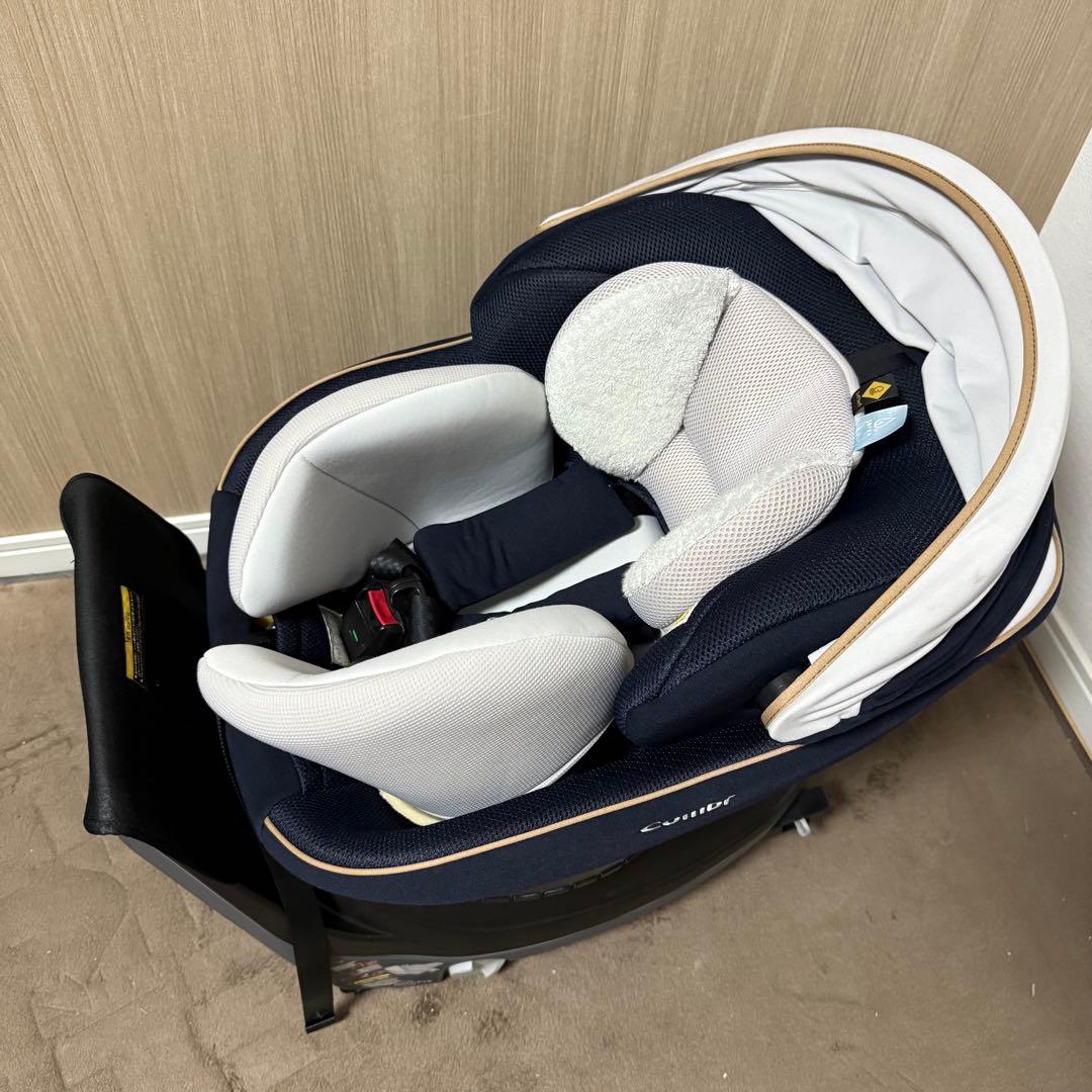 【新生児〜】コンビ　ネイビー　クルムーヴ　スマート　ISOFIX JL-590