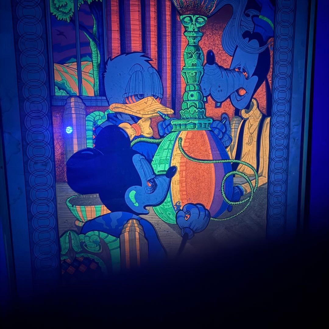 70s GAWDAWFUL 1970 ヴィンテージ ブラックライト ポスター - メルカリ