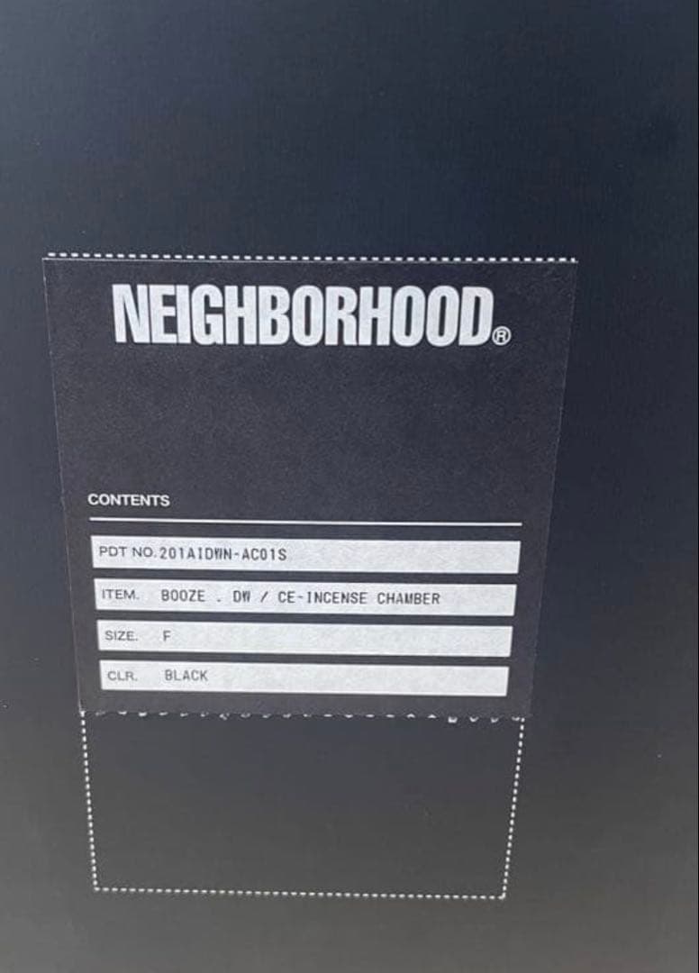 希少品！ NEIGHBORHOOD DR.WOO お香 ホワイト ブラック 白黒