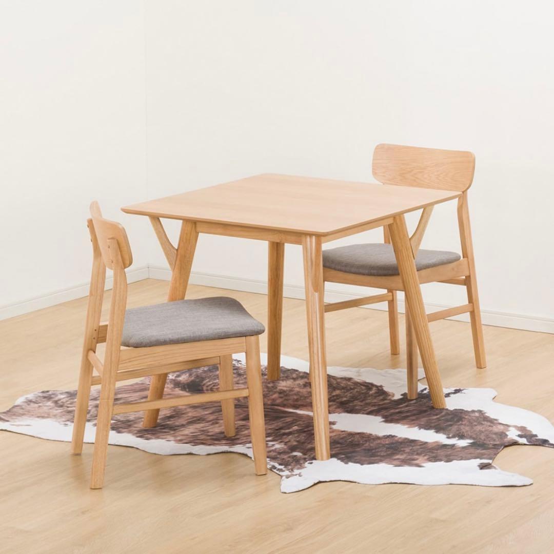 【美品・送料込】ダイニングテーブル (フィルン OC2 80 LBR)