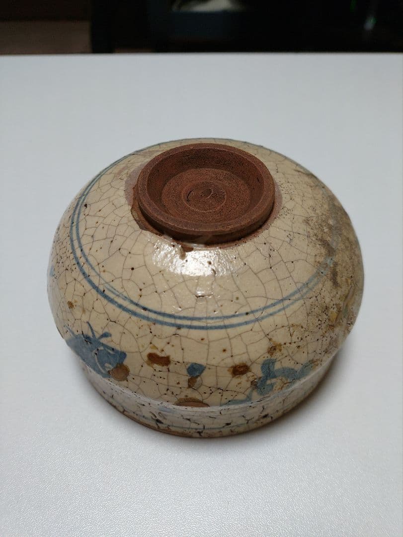 アンティーク 金継ぎ加工 貫入（かんにゅう）抹茶茶碗 - メルカリ