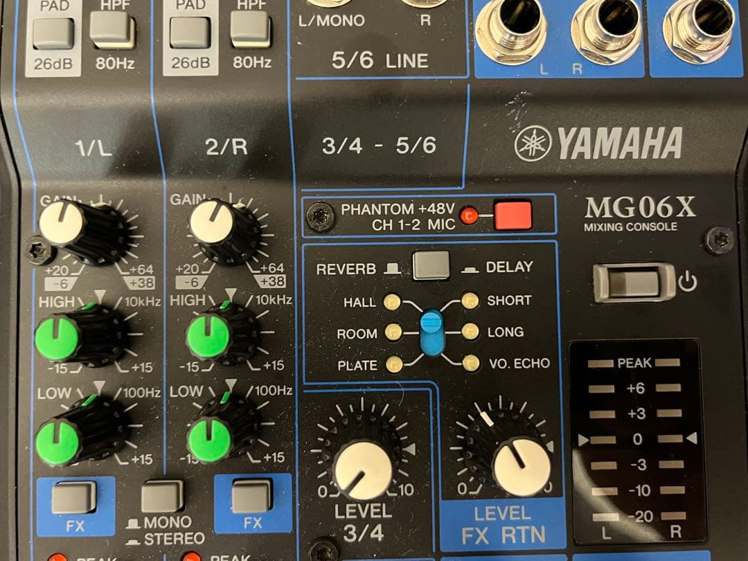 YAMAHA MG06X 6チャンネルミキサー USED さ*ん様 YAMAHA MG06X 6