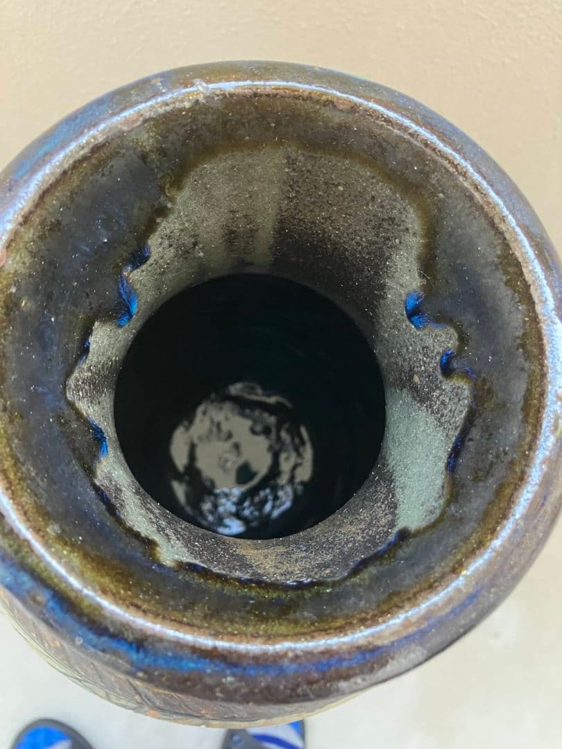 金城次郎　壺　37センチ