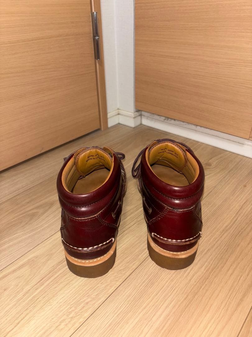 REGAL リーガル モカシンシューズ バーガンディ ミドルカット