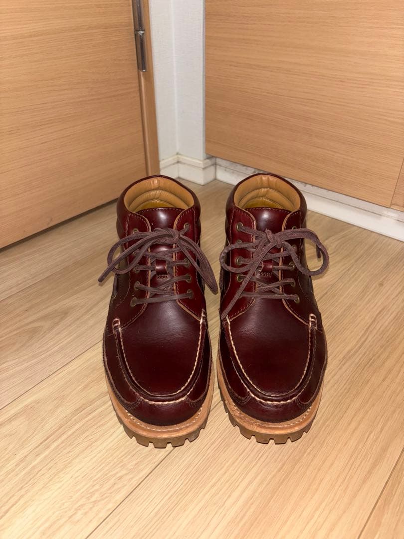 REGAL リーガル モカシンシューズ バーガンディ ミドルカット