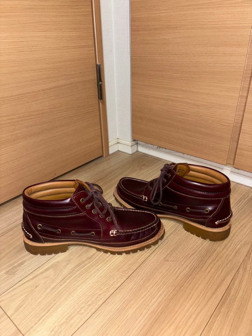 REGAL リーガル モカシンシューズ バーガンディ ミドルカット