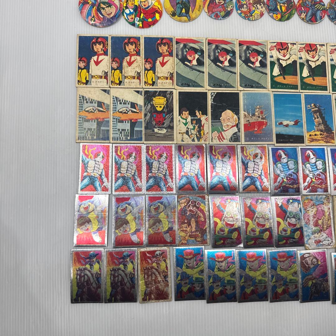 大量】 1970年代 メンコ 約150枚 昭和レトロ 仮面ライダー 他 当時物