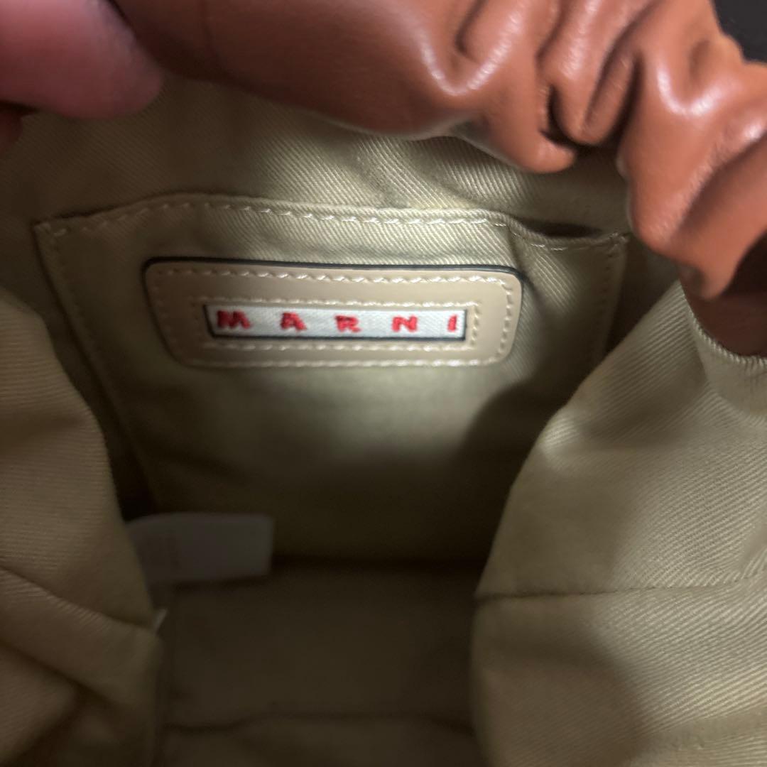 のんMARNI ショルダーバッグ ベージュ/ブラウン