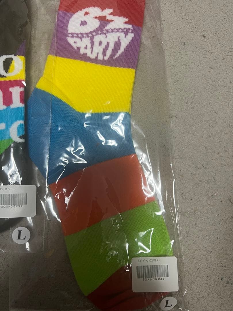 B´zparty限定販売品 ソックス靴下3種新品未開封