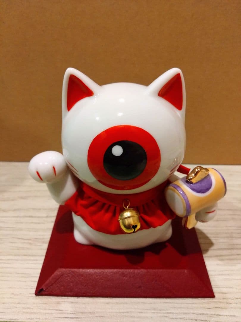 激レア ゲゲゲの鬼太郎 目玉のおやじ 招き猫 貯金箱