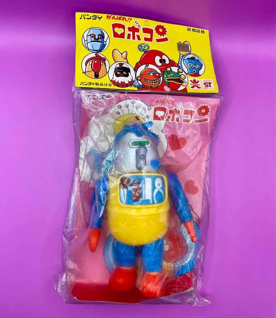 ロボトン がんばれロボコン 旧バンダイ ソフビ人形 デッドストック未