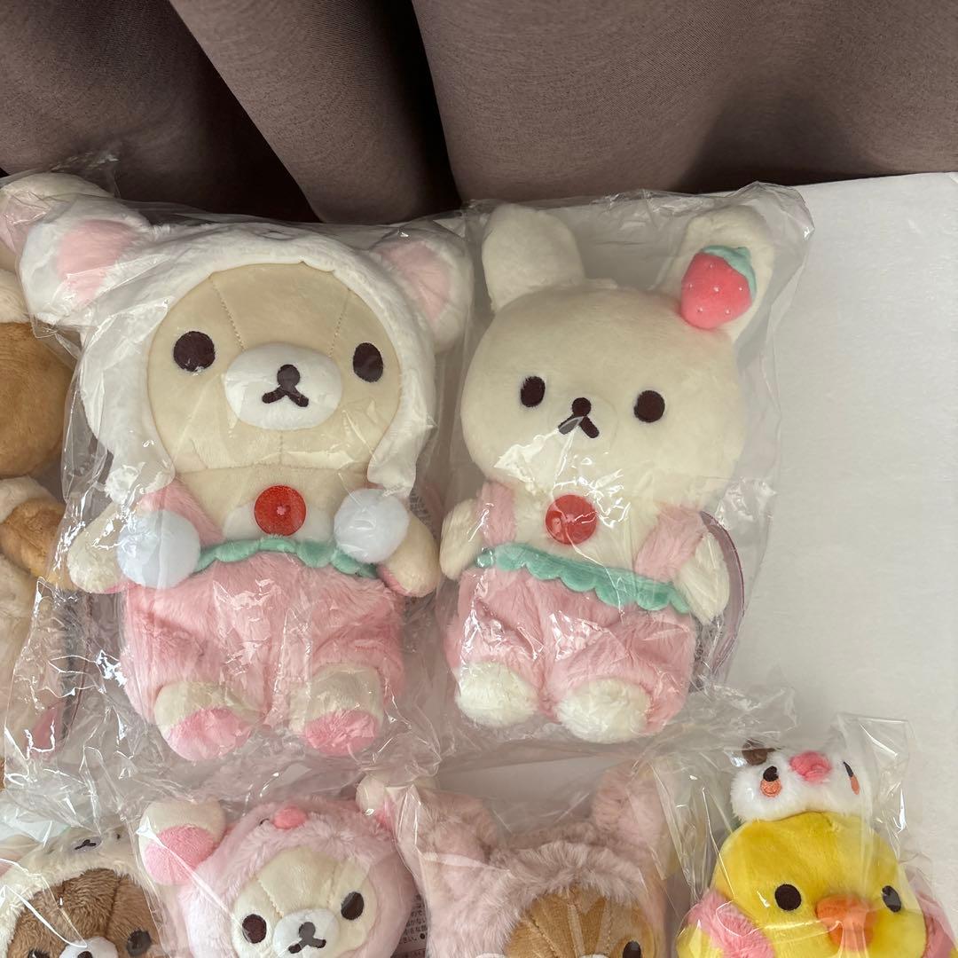 コリラックマ ぬいぐるみ サンエックス にこにこHAPPY いちご