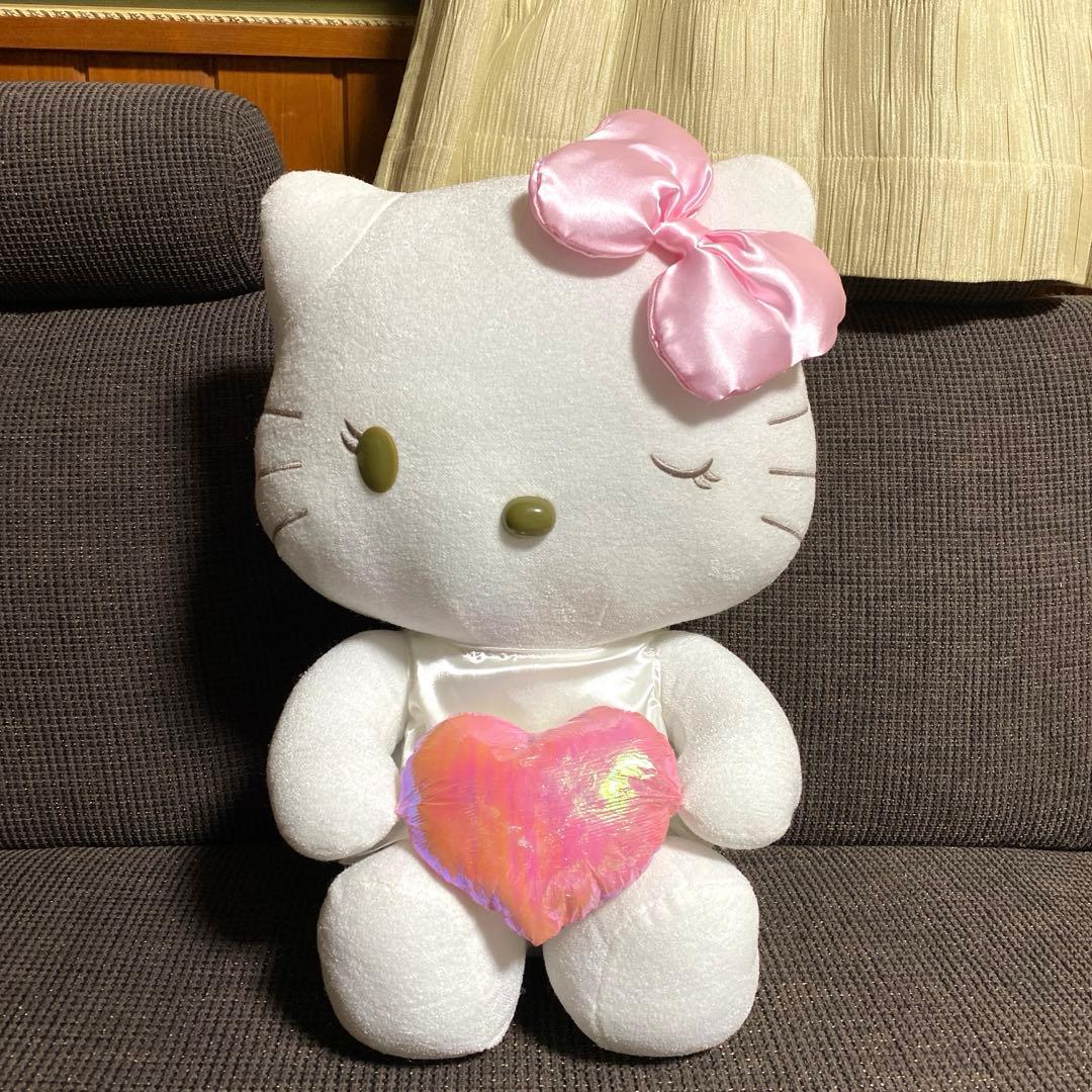 希少レア ハローキティ ぬいぐるみセット 天使 うさぎ ひざ掛け サンリオ 巨大
