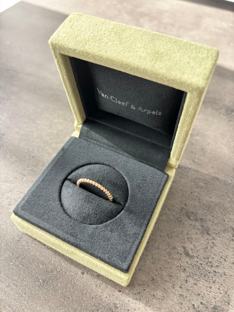 最終値下げ♪美品♪ヴァンクリ ペルレ スモール 55 15号 ローズゴールド