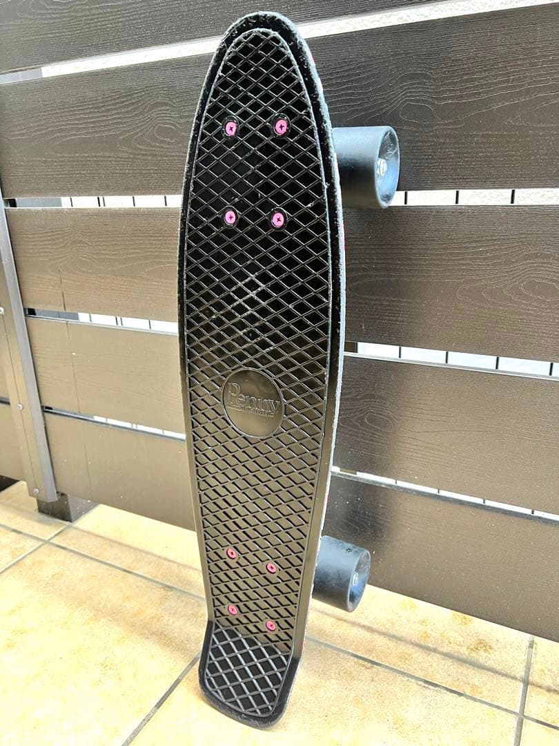 正規品 penny ペニー 22インチ floral フラワー×ドクロ スケボー