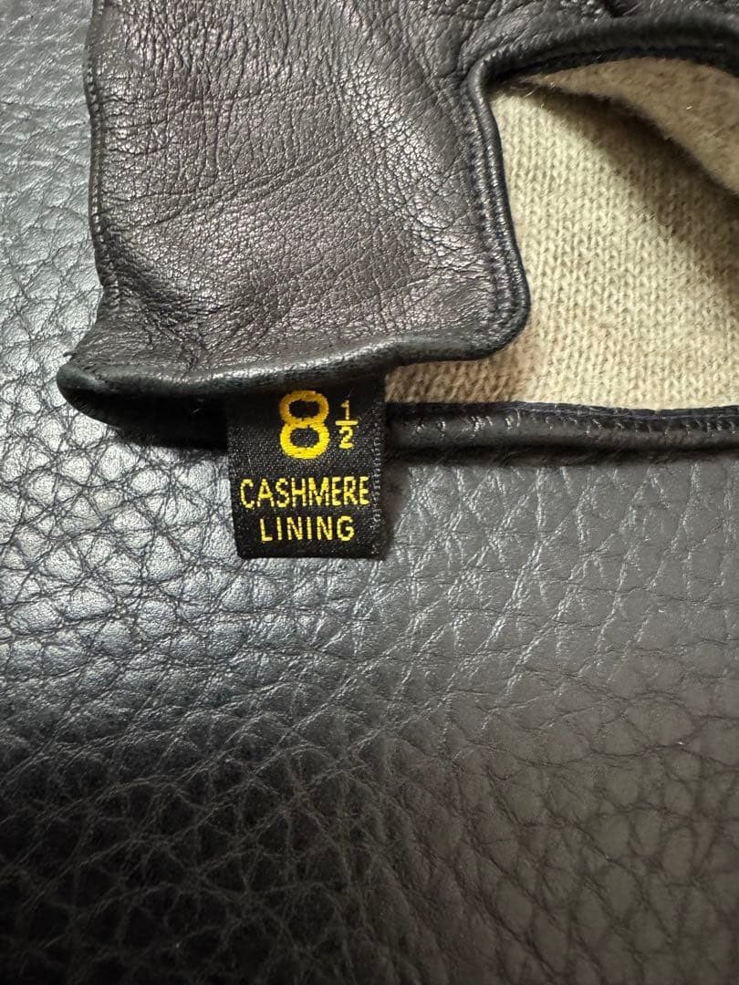 15万円超級】Brioniシープスキン手袋 8 1/2 カシミヤ裏地