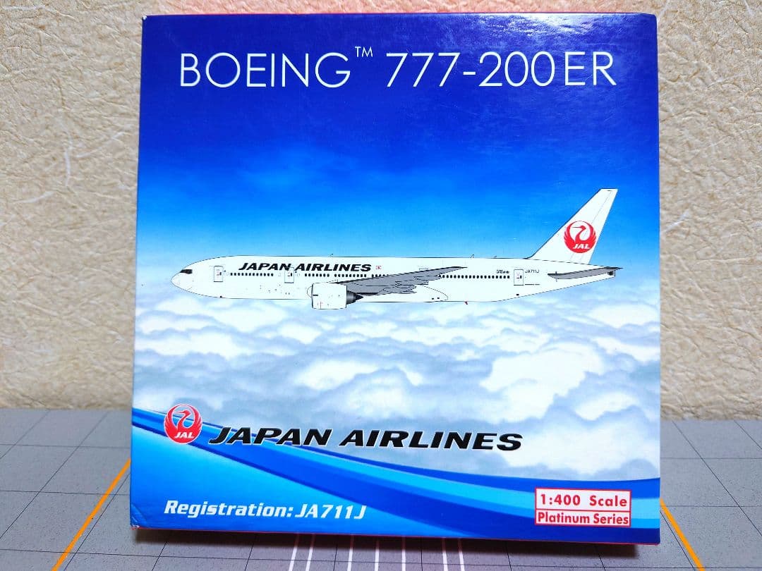 レア品 JAL B777-200ER JA711J 1/400】 - メルカリ