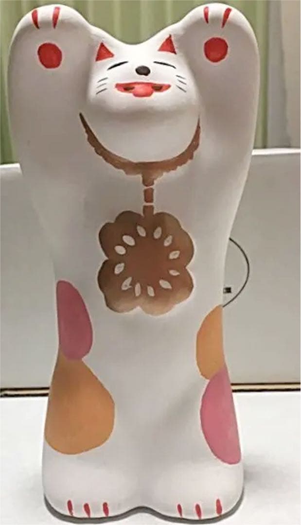 輪葉葉 招き猫 サイン入り メダル猫 輪葉葉 招き猫 金銀銅メダル