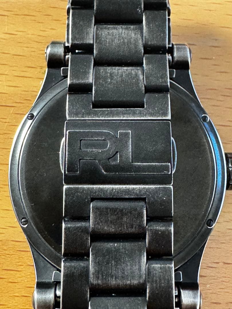 ☆付属品完備45mm超美品RL67サファリビンテージステンレスベルト☆