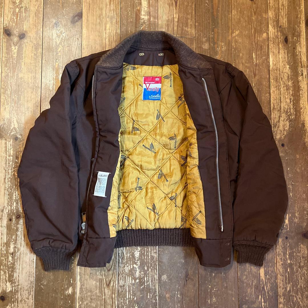 70s ☆Catalina derbyjacket brown☆36 - メルカリ
