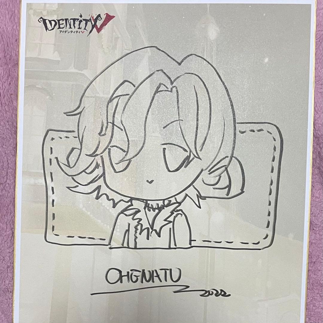 第五人格 identityⅤ 血の女王 マリー サイン色紙 オフラインイベント 第五人格 サイン色紙 血の女王マリー 第五人格 サイン色紙 血の女王