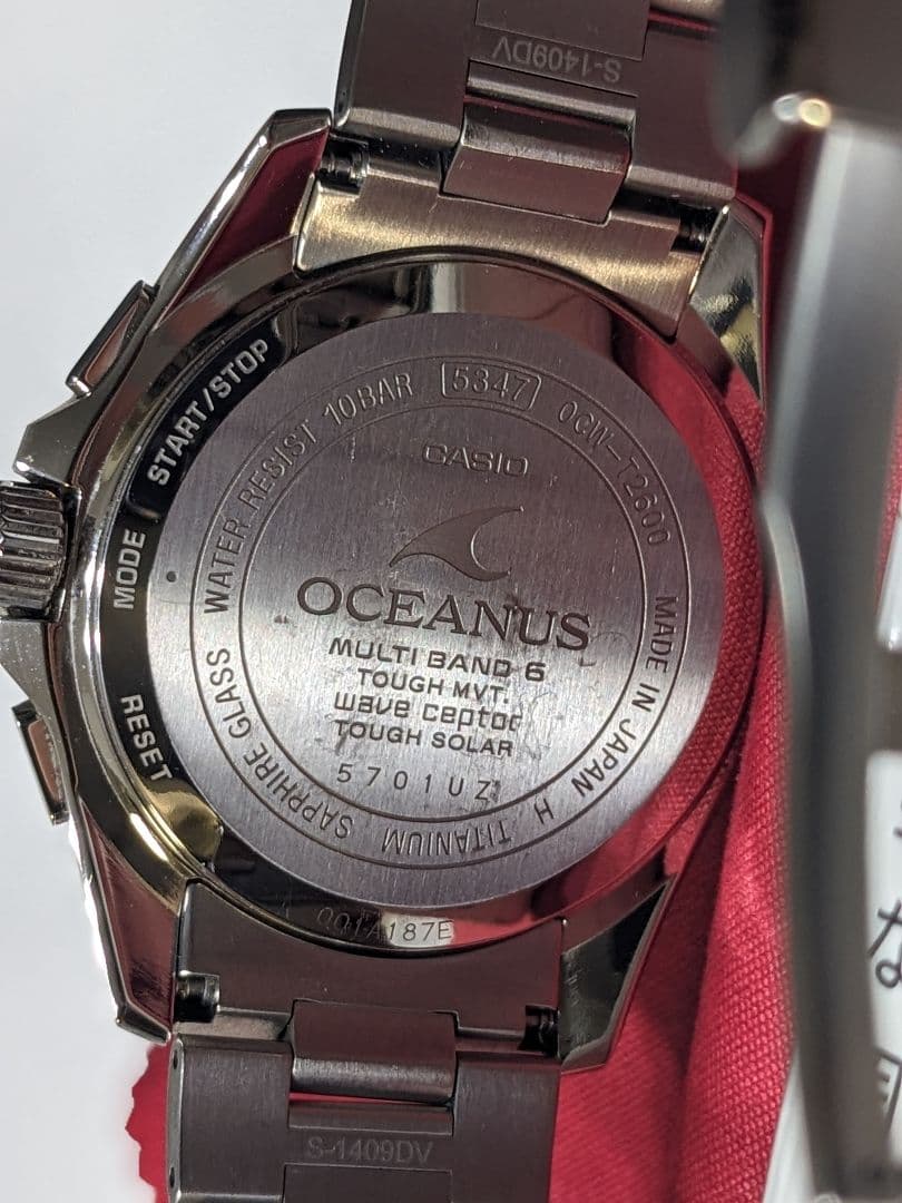 【レアカラー極美品】★CASIO OCEANUS OCW-T2600-2AJF★