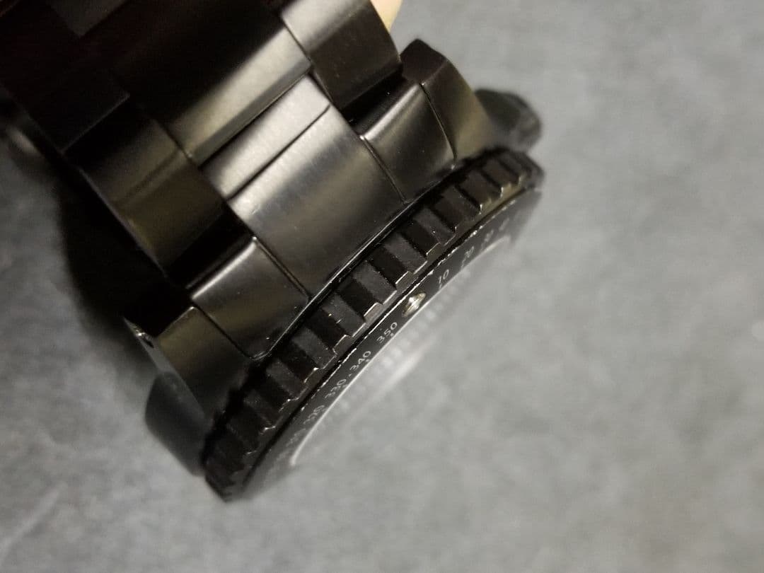 希少 ミリタリーウォッチ nite alpha PVD 旧ロゴ