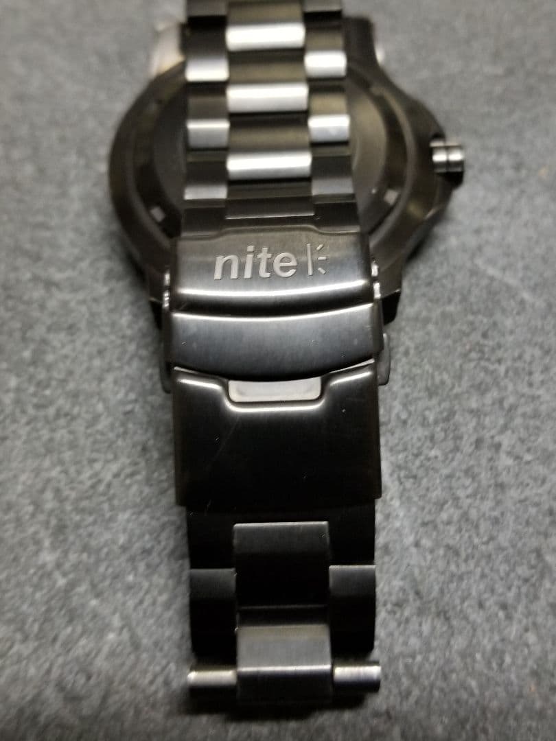 希少 ミリタリーウォッチ nite alpha PVD 旧ロゴ